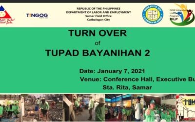 Turn Over of Tupad Bayanihan 2