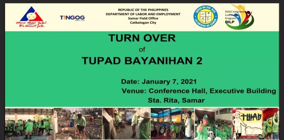 Turn Over of Tupad Bayanihan 2